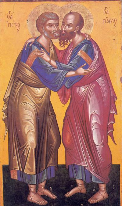 Sfinții Apostoli Petru și Pavel, verhovnicii apostolilor