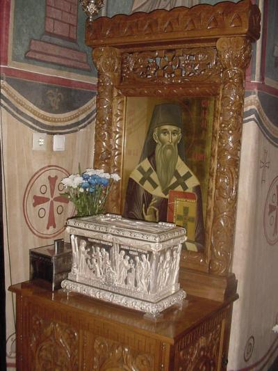 Moaștele Sfântului Ghelasie de la Râmeț Moaștele Sfântului Ghelasie de la Râmeț