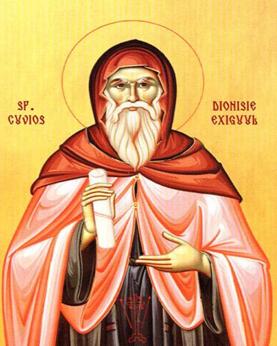 Sfântul Cuvios Dionisie Exiguul (cel Smerit)