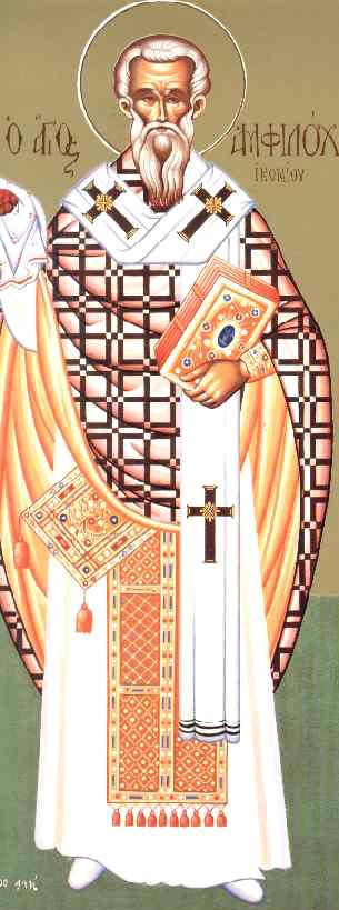 Sfântul Ierarh Amfilohie, Episcopul Iconiei