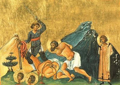 Martiriul Sfinților Mucenici Evghenie, Achila, Candid și Valerian