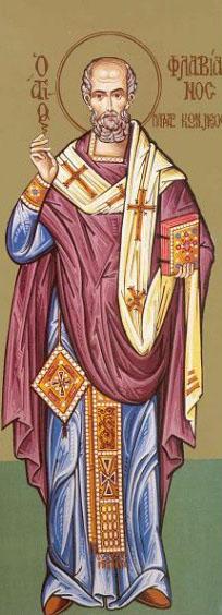 Sfântul Ierah Flavian, Arhiepiscopul Constantinopolului