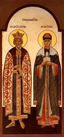 Sfânta Olga, Împărăteasa Rusiei și Sfântul Vladimir, Luminătorul Rusiei 