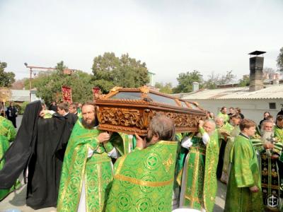 Procesiune cu Moaștele Sfântului Kukşa din Odessa