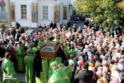 Procesiune cu Moaștele Sfântului Kukşa din Odessa