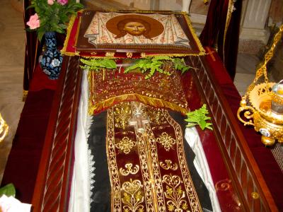 Moaștele Noului Sfinţit Mucenic Filumen