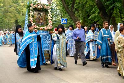 Procesiune cu Icoana Maicii Domnului din Șuia-Smolensk Procesiune cu Icoana Maicii Domnului din Șuia-Smolensk