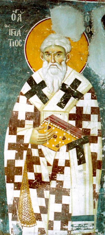 Sfântul Sfințit Mucenic Ignatie Teoforul, Episcopul Antiohiei