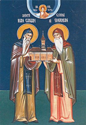 Sfinții Cuvioși Ioan Casian Romanul și Gherman din Dobrogea