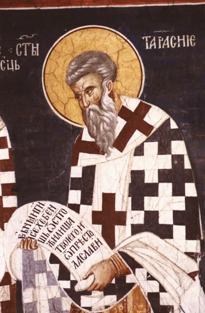 Sfântul Ierarh Tarasie, Patriarhul Constantinopolului