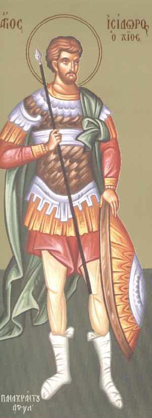 Sfântul Mucenic Isidor din Hios 