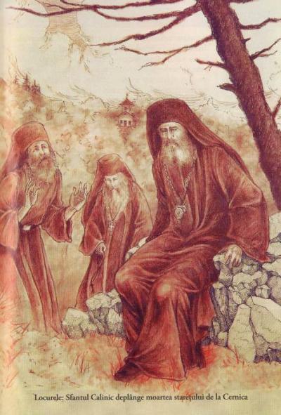 Locurele: Sfântul Calinic deplânge moartea Starețului de la Cernica Sfântul Calinic deplânge moartea Starețului de la Cernica
