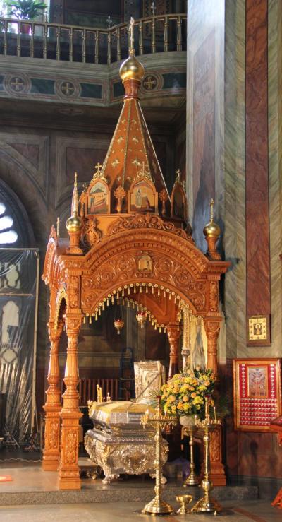 Moaștele Sfântului Tihon din Zadonsk