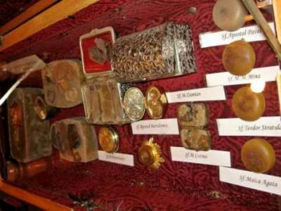 Moaştele Sfintei Muceniţe Agata aflate la Mănăstirea Bistriţa, judeţul Neamţ