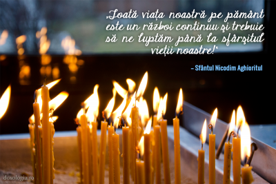 Toată viaţa noastră pe pământ este un război continuu Toată viaţa noastră pe pământ este un război continuu