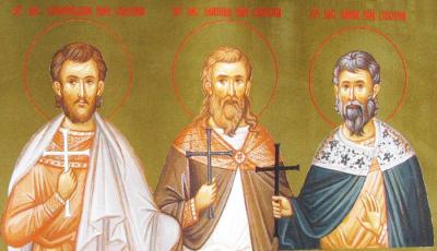 Sfinţii Mucenici Maxim, Cvintilian şi Dadas din Ozovia