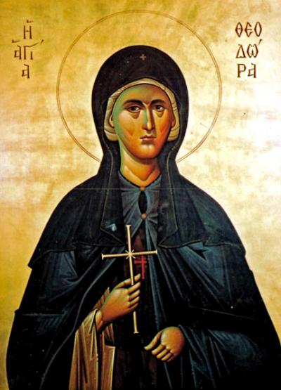 Sfânta Cuvioasă Teodora din Tesalonic