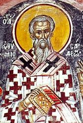 Sfântul Mucenic Eftimie, Episcopul Sardelor
