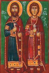 Sfinții Mucenici David și Constantin, prinți ai Georgiei