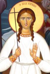 Aflarea moaștelor Sfintei Mucenițe Irina din Lesvos