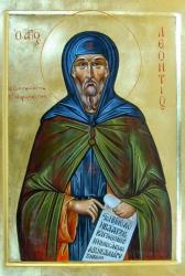 Sfântul Cuvios Leontie Dionisiatul, Izvorâtorul de mir