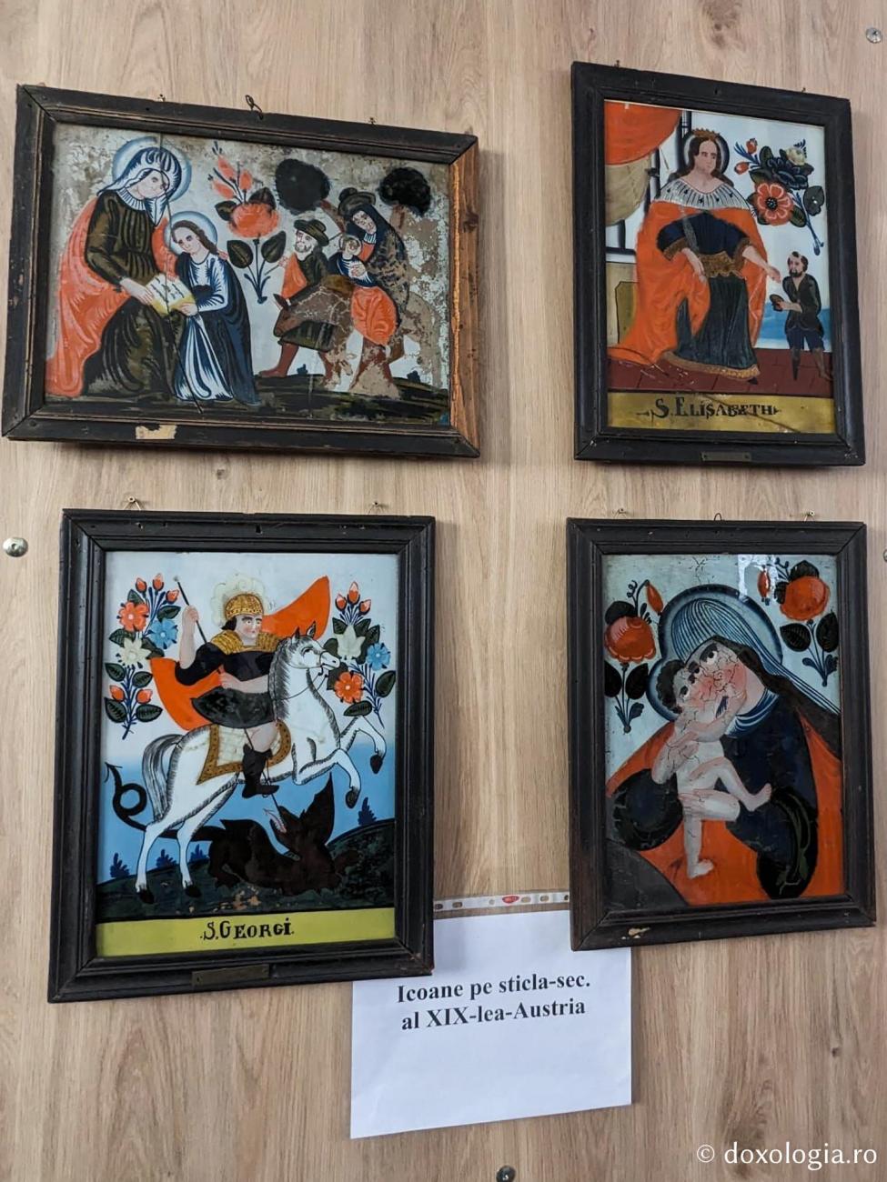 Foto) Muzeul de icoane pe sticlă „Părintele Zosim Oancea” din